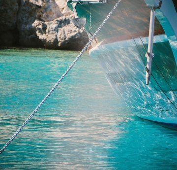 Boat with Anchor