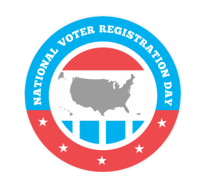 Logo for National Voter Registration Day